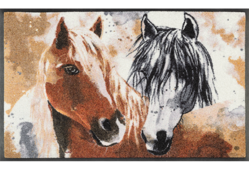 Fußmatte Wash & Dry "Horses" 50 x 75 cm