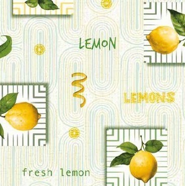 Wachstuch "Lemons" - Meterware